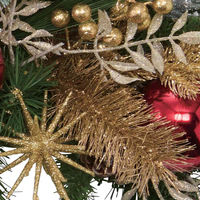 【軒先渡し】ストア・エキスプレス　レッドボールフォレスト クリスマスガーランド150cm　8730-6040　1本（直送品）