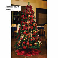 【軒先渡し】ストア・エキスプレス　クリスマスツリーセット クリスマスレッド　高さ240cm　8813-394　1セット（直送品）