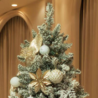 【軒先渡し】ストア・エキスプレス　クリスマスツリーセット スノーホワイト　高さ240cm　8813-398　1セット（直送品）