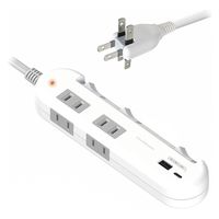 カシムラ 電源タップ4AC-C/A-PD20W スイッチ/雷サージ付き 1.2m AC-058 1台