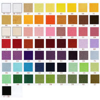 日本紐釦貿易 ちりめんカット 無地 約23×33cm 黄赤 CMN32 1セット/5枚（直送品）