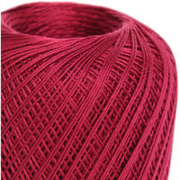 オリムパス製絲 エミーグランデ レース糸 合細 Col.194 レッド系 50g 約218m 3玉セット EMMY-194 1箱/3玉セット（直送品）