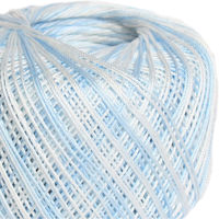 オリムパス製絲 エミーグランデ かすり レース糸 合細 Col.31 ブルー系 25g 約109m EMMY-31 1箱/3玉セット（直送品）