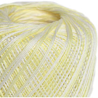 オリムパス製絲 エミーグランデ かすり レース糸 合細 Col.51 イエロー系 25g 約109m EMMY-51 1箱/3玉セット（直送品）