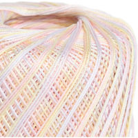 オリムパス製絲 エミーグランデ ミックス レース糸 合細 Col.M1 パープル系 25g 約109m EMMY-M1 1箱/3玉セット（直送品）