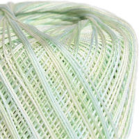 オリムパス製絲 エミーグランデ ミックス レース糸 合細 Col.M2 水色系 25g 約109m EMMY-M2 1箱/3玉セット（直送品）