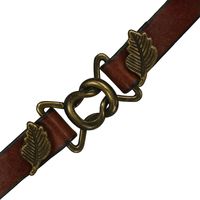 日本紐釦貿易 ジョイントパーツ 2個 アンティークゴールド F371AG F371-AG 1袋2個入/3袋(合計6個)（直送品）