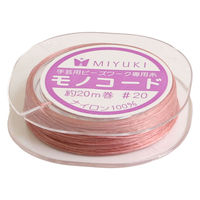 MIYUKI ビーズワーク専用糸 「モノコード」 #20/20m巻 プラム K2332/2 K2332-2 1セット/5個入（直送品）