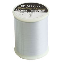 MIYUKI ビーズステッチ糸 #40/徳用約500m巻 グレー K4570T/3 K4570T-3 1セット/5個入（直送品）