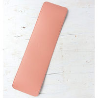 日本紐釦貿易 エンボス加工レザーシート 55×15cm 1枚 ピンク MAP124-P 1セット/2枚入（直送品）