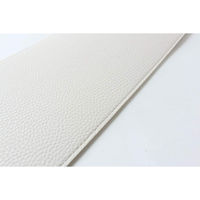 日本紐釦貿易 エンボス加工レザーシート 55×15cm 1枚 ホワイト MAP124-W 1セット/2枚入（直送品）