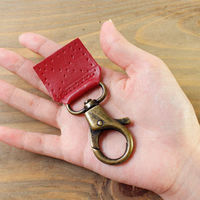 日本紐釦貿易 本革ナスカンパーツ W40×H90mm ブラック 2個 MAP127-B 1袋2個入/5袋(合計4個)（直送品）