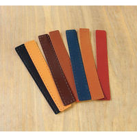 日本紐釦貿易 本革持手補強パーツ W18×H120mm こげ茶 2個 MAP129-C 1袋2個入/5袋(合計4個)（直送品）