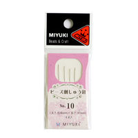 MIYUKI ビーズ刺しゅう針 No.10 4本入 K5481 MIY-K5481 1セット/5個入（直送品）