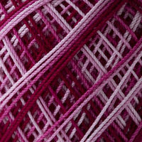 オリムパス製絲 金票 ボカシ レース糸 #40 Col.12 レッド系 10g 約89m OLY-10G-12 1箱/3玉セット（直送品）