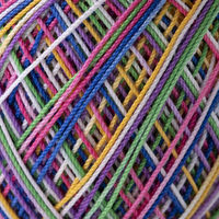 オリムパス製絲 金票 ミックス レース糸 #40 Col.M2 マルチ系 10g 約89m OLY-10G-M2 1箱/3玉セット