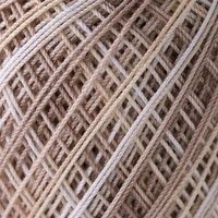 オリムパス製絲 金票 ミックス レース糸 #40 Col.M16 ブラウン系 10g 約89m OLY-10G-M16 1箱/3玉セット（直送品）