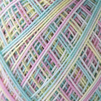 オリムパス製絲 金票 ミックス レース糸 #40 Col.M5 マルチ系 10g 約89m OLY-10G-M5 1箱/3玉セット（直送品）