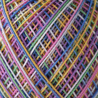 オリムパス製絲 金票 ミックス レース糸 #40 Col.M7 マルチ系 10g 約89m OLY-10G-M7 1箱/3玉セット（直送品）