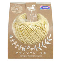 オリムパス製絲 タティングレース糸 太 レース糸 Col.T306 イエロー系 約40m OLY-TLY-T306 1箱/3玉セット（直送品）