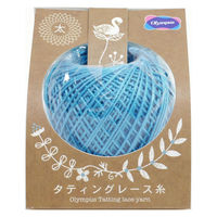 オリムパス製絲 タティングレース糸 太 レース糸 Col.T314 水色系 約40m OLY-TLY-T314 1箱/3玉セット（直送品）
