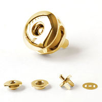 日本紐釦貿易 ワンポールマグネット ゴールド 1組 SM1701-G 1セット/3組入（直送品）