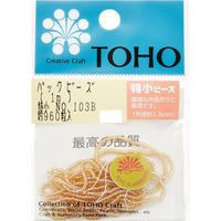 TOHO(トーホー) TOHO 特小ビーズ 糸通しビーズ 外径約1.5mm 1m入り No.103B SSB-103B-PC 1箱/5枚（直送品）