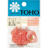 TOHO(トーホー) TOHO 特小ビーズ 糸通しビーズ 外径約1.5mm 1m入り No.109 SSB-109-PC 1箱/5枚（直送品）