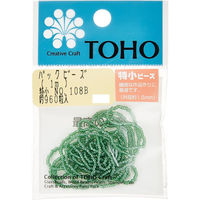 TOHO(トーホー) TOHO 特小ビーズ 糸通しビーズ 外径約1.5mm 1m入り No.108B SSB-108B-PC 1箱/5枚（直送品）