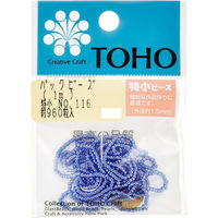 TOHO(トーホー) TOHO 特小ビーズ 糸通しビーズ 外径約1.5mm 1m入り No.116 SSB-116-PC 1箱/5枚（直送品）