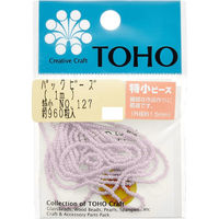 TOHO(トーホー) TOHO 特小ビーズ 糸通しビーズ 外径約1.5mm 1m入り No.127 SSB-127-PC 1箱/5枚（直送品）