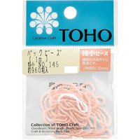 TOHO(トーホー) TOHO 特小ビーズ 糸通しビーズ 外径約1.5mm 1m入り No.145 SSB-145-PC 1箱/5枚（直送品）