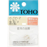 TOHO(トーホー) TOHO 特小ビーズ 糸通しビーズ 外径約1.5mm 1m入り No.1F SSB-1F-PC 1箱/5枚（直送品）