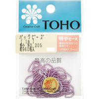 TOHO(トーホー) TOHO 特小ビーズ 糸通しビーズ 外径約1.5mm 1m入り No.205 SSB-205-PC 1箱/5枚（直送品）