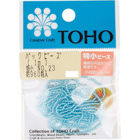 TOHO(トーホー) TOHO 特小ビーズ 糸通しビーズ 外径約1.5mm 1m入り No.23 SSB-23-PC 1箱/5枚（直送品）