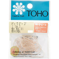 TOHO(トーホー) TOHO 特小ビーズ 糸通しビーズ 外径約1.5mm 1m入り No.31 SSB-31-PC 1箱/5枚（直送品）
