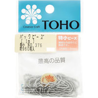 TOHO(トーホー) TOHO 特小ビーズ 糸通しビーズ 外径約1.5mm 1m入り No.376 SSB-376-PC 1箱/5枚（直送品）
