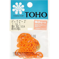TOHO(トーホー) TOHO 特小ビーズ 糸通しビーズ 外径約1.5mm 1m入り No.50A SSB-50A-PC 1箱/5枚（直送品）