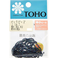 TOHO(トーホー) TOHO 特小ビーズ 糸通しビーズ 外径約1.5mm 1m入り No.82 SSB-82-PC 1箱/5枚（直送品）