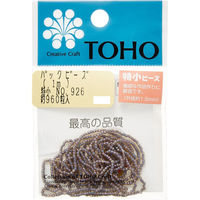 TOHO(トーホー) TOHO 特小ビーズ 糸通しビーズ 外径約1.5mm 1m入り No.926 SSB-926-PC 1箱/5枚（直送品）