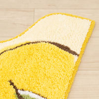 センコー スヌーピー フレッシュフルーツ ロング トイレマット 約80×60cm イエロー SNB240404 1枚（直送品）