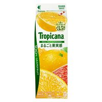 [冷蔵]トロピカーナ 100% まるごと果実感 グレープフルーツ 900ml×6 4909411077211 1セット(6個)（直送品）