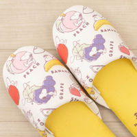 センコー スヌーピー フレッシュフルーツ スリッパ フリーサイズ イエロー SNB240404 1足（直送品）