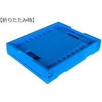 松本産業 オリコン 32L ブルー 32B 1セット(2個) 568-7791（直送品）