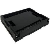 松本産業 オリコン 32L ブラック 32BL 1セット(2個) 568-7788（直送品）