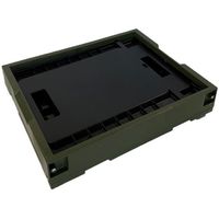 松本産業 オリコン 32L カーキ/ブラック 32GBL 1セット(2個) 570-3266（直送品）