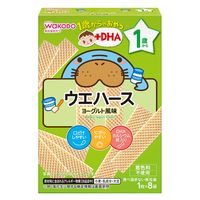 【1歳頃から】和光堂 1歳からのおやつ+DHA ウエハース ヨーグルト風味 1枚×8袋入 1セット（1個×6） アサヒグループ食品