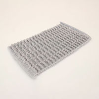 キッチンスポンジ やわらか 食器洗い 布タワシ 伸縮するコンパクトサイズ グレー 日本製 1個 サンベルム