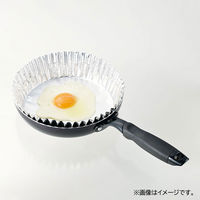 クッキングシート アルミ箔 フライパンを汚さない 20cm用 シリコーン樹脂加工 1個（20枚入）パール金属