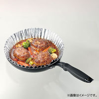 クッキングシート アルミ箔 フライパンを汚さない 26cm用 シリコーン樹脂加工 1個（20枚入）パール金属